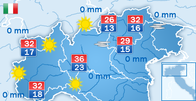 Weersverwachting voor zondag Weersverwachting voor zondag